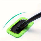 Windshield Cleaning Brush Microfiber Head & Ergonomic Handle