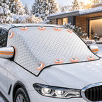 Windshield Cover Ice & UV Protection Magnets & Straps