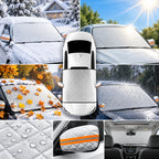 Windshield Cover Ice & UV Protection Magnets & Straps