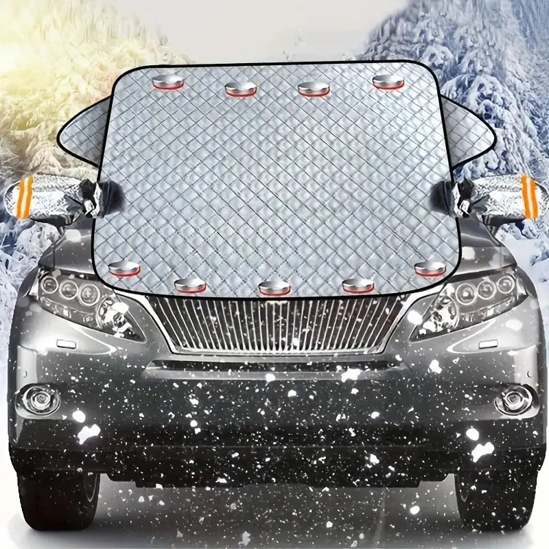 Windshield Cover Magnetic Attachment Waterproof Universal Fit