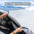Windshield Cover Magnetic Weather-Resistant Foldable