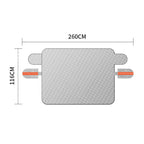 Windshield Cover Magnetic Weather-Resistant Foldable