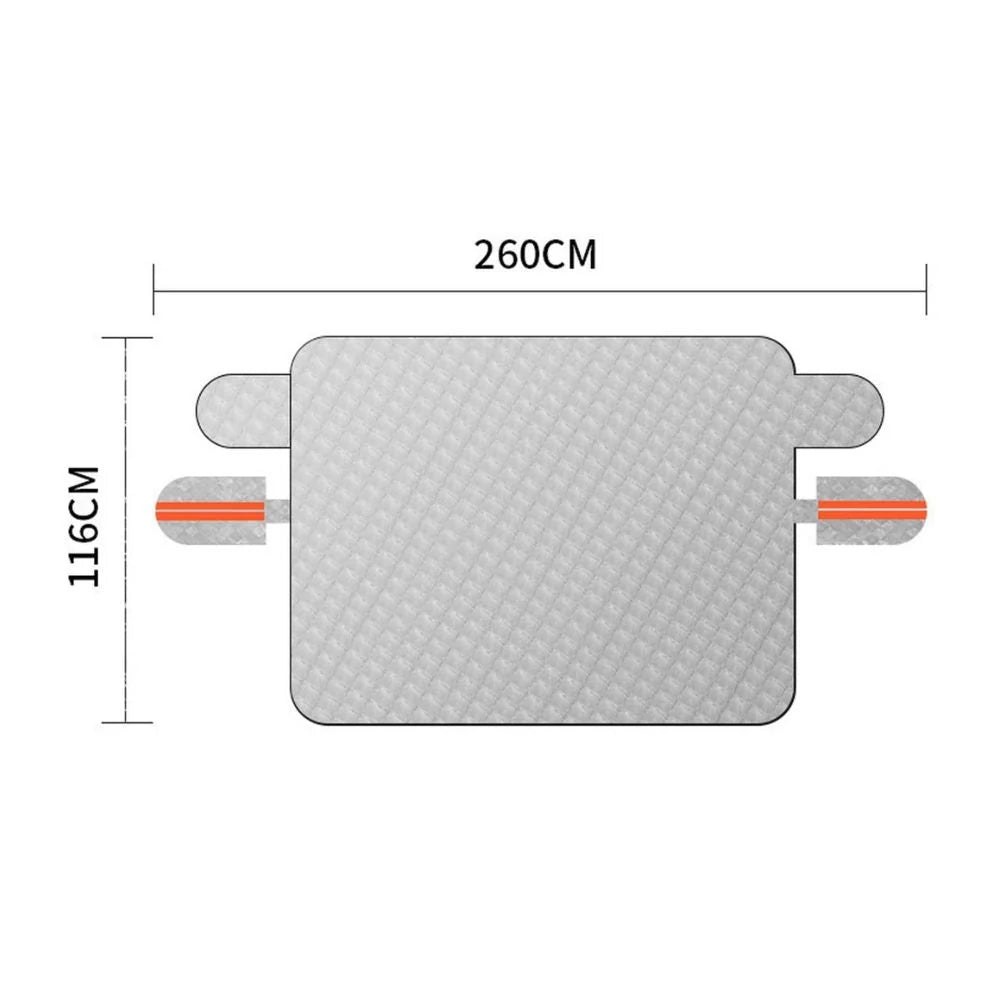 Windshield Cover Magnetic Weather-Resistant Foldable
