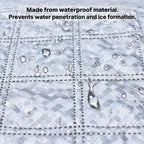 Windshield Cover Magnetic Weather-Resistant Foldable