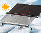 Windshield Sunshade Retractable UV & Heat Blocking Suction Cup