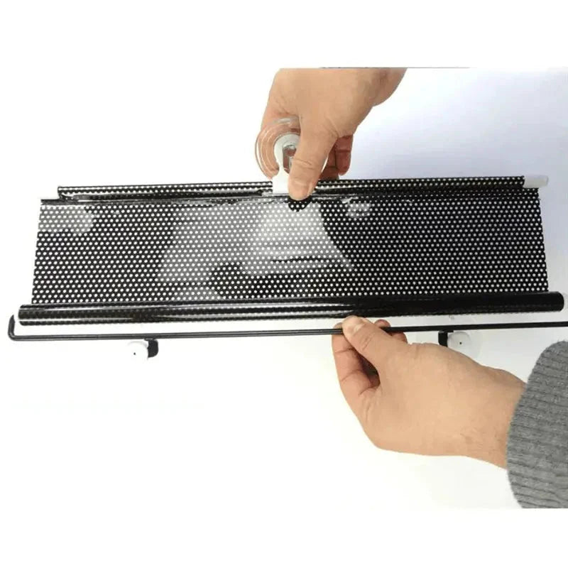 Windshield Sunshade Retractable UV & Heat Blocking Suction Cup