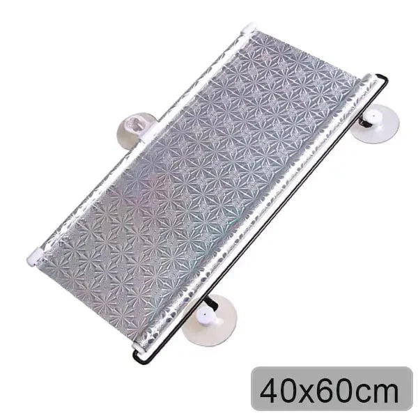 Windshield Sunshade Retractable UV & Heat Blocking Suction Cup