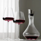 Wine Glasses Handmade Lead-Free Crystal Stemmed Design