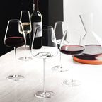 Wine Glasses Handmade Lead-Free Crystal Stemmed Design