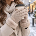 Winter Gloves Fleece-Lined Touchscreen Windproof