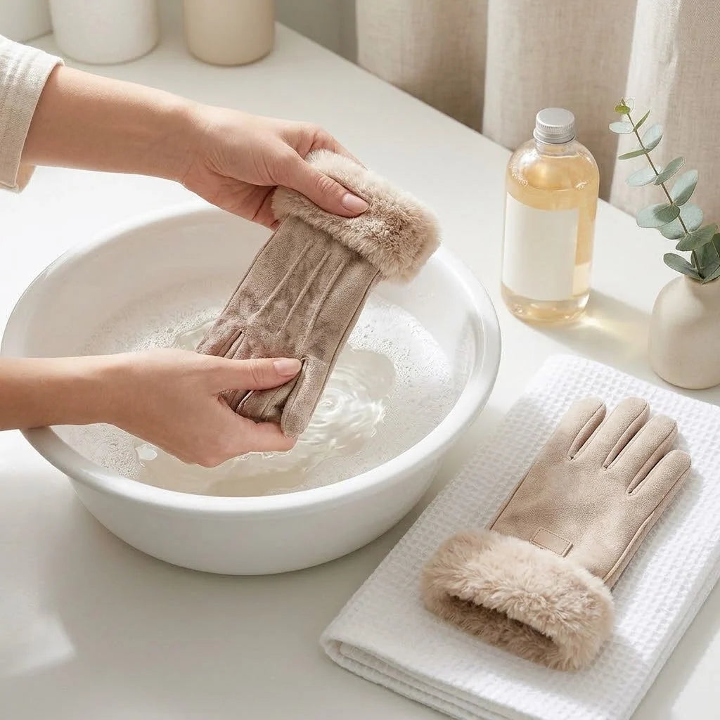 Winter Gloves Fleece-Lined Touchscreen Windproof
