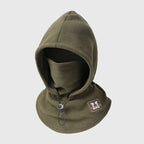Winter Hat With Neck Mask One-Piece Windproof Flannel