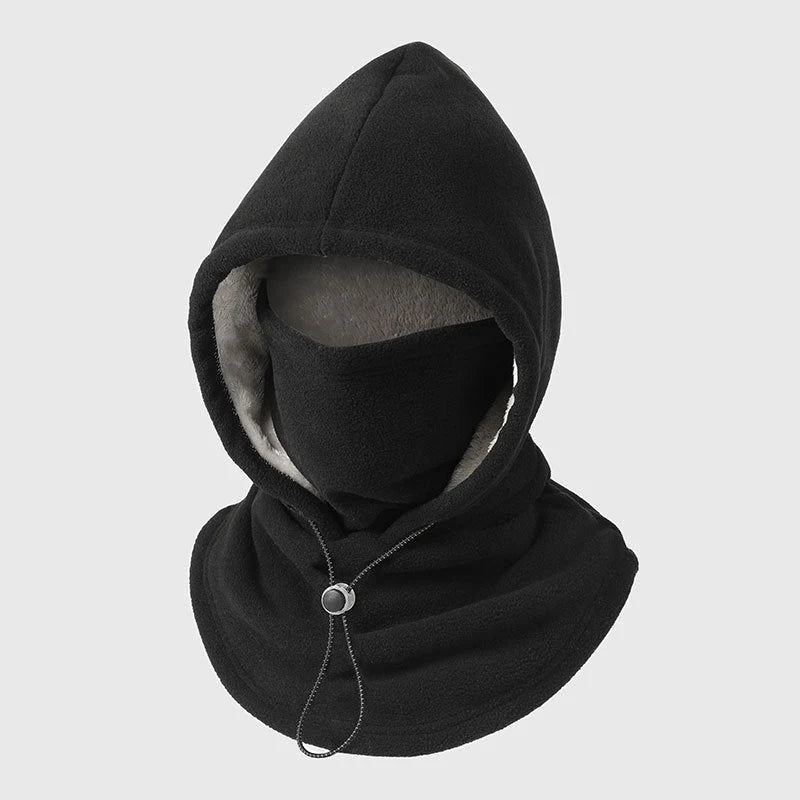 Winter Hat With Neck Mask One-Piece Windproof Flannel