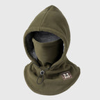 Winter Hat With Neck Mask One-Piece Windproof Flannel