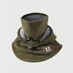 Winter Hat With Neck Mask One-Piece Windproof Flannel