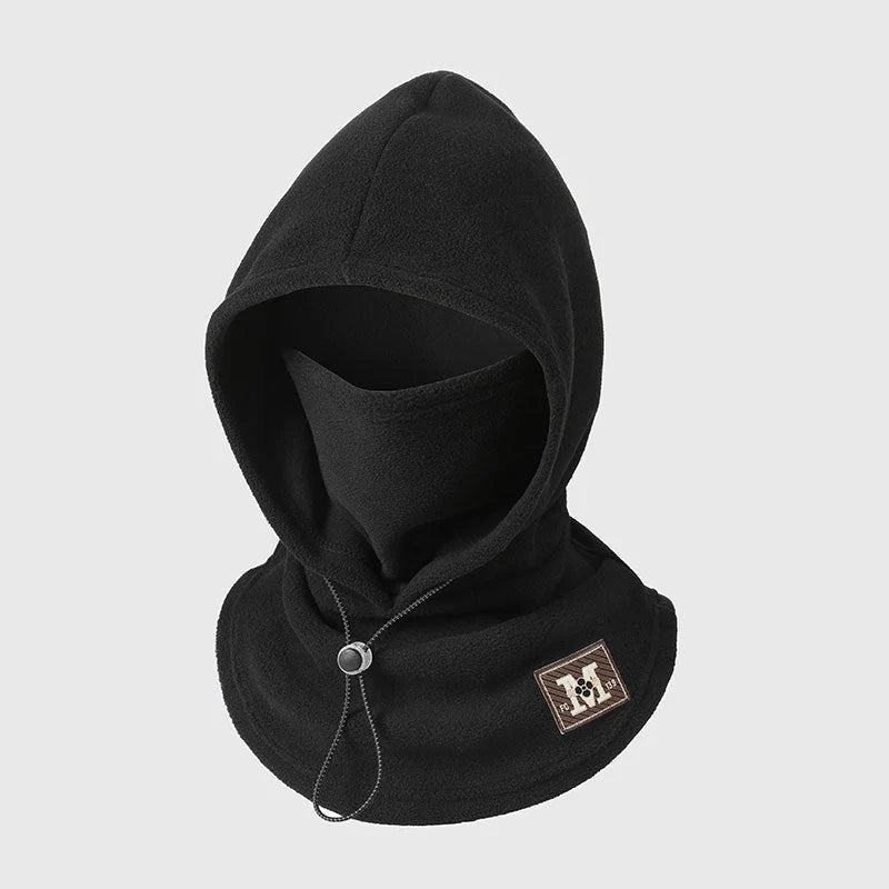 Winter Hat With Neck Mask One-Piece Windproof Flannel