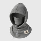 Winter Hat With Neck Mask One-Piece Windproof Flannel