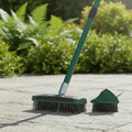 Wire Brush Telescopic Handle Steel Bristles & Interchangeable Heads
