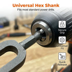 Wire Twister Hardened Steel Universal Hex Shank