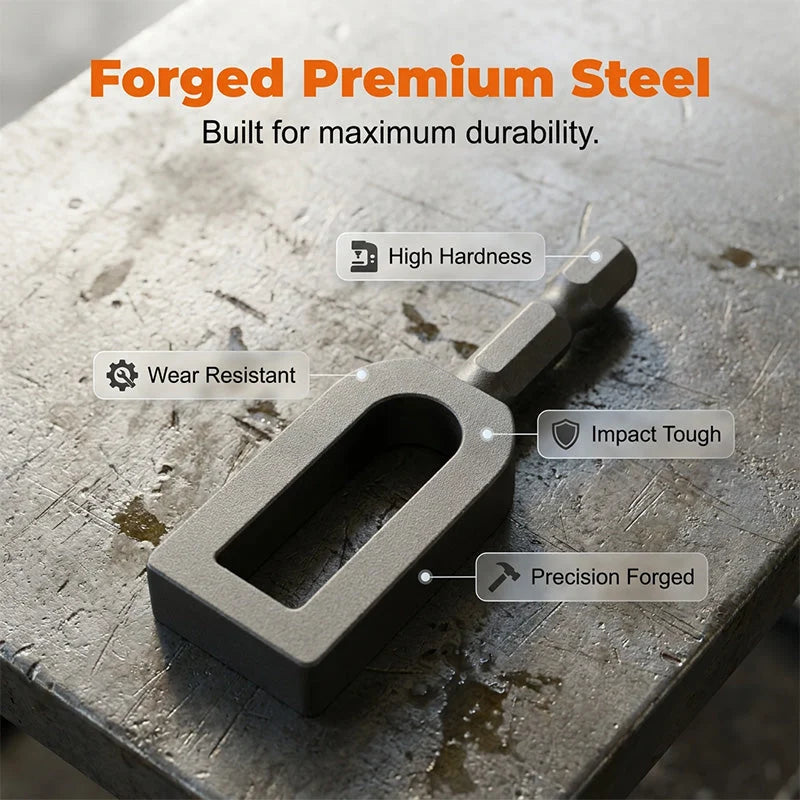 Wire Twister Hardened Steel Universal Hex Shank