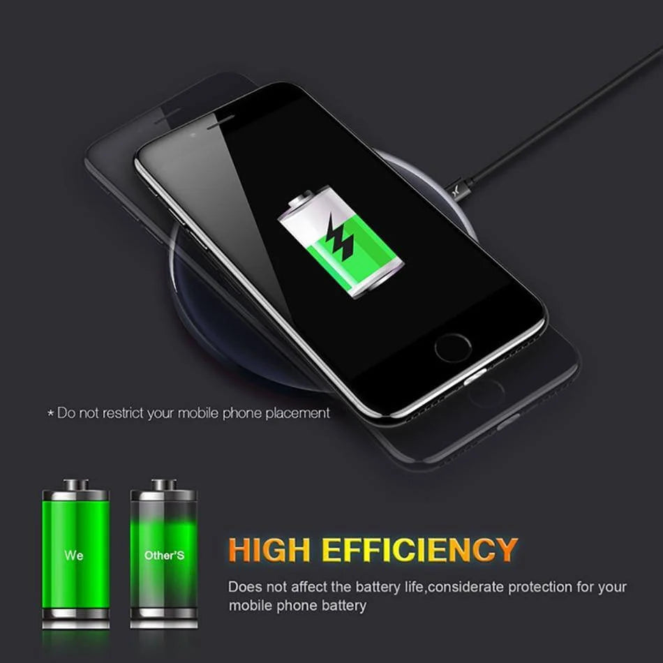 Wireless Charging Receiver Qi-Compatible Slim Case-Friendly