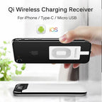 Wireless Charging Receiver Qi-Compatible Slim Case-Friendly