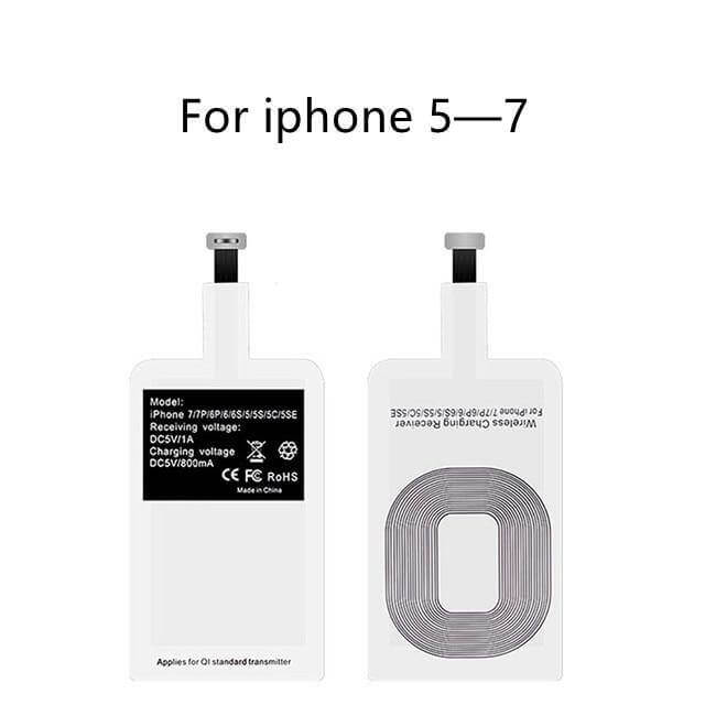 Wireless Charging Receiver Qi-Compatible Slim Case-Friendly