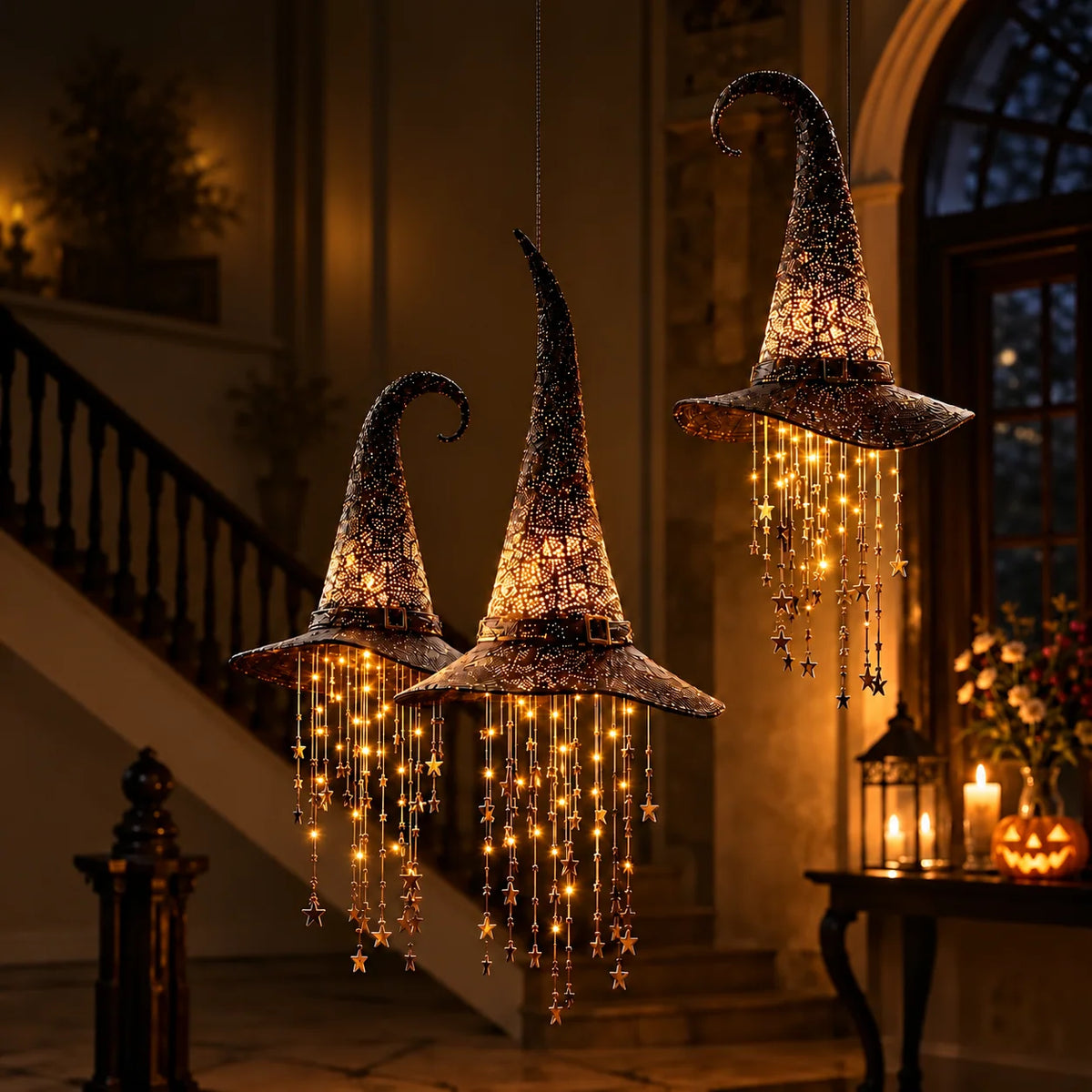 Witch Hat Decoration Built-In Lighting黑大战