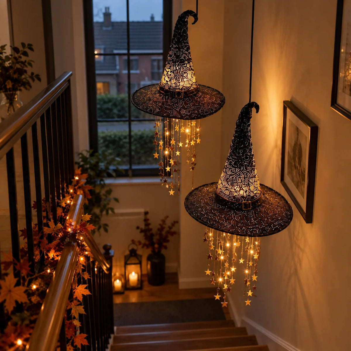 Witch Hat Decoration Built-In Lighting黑大战