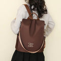 Women's Backpack Anti-Theft Hidden Zipper & Water-Resistant Oxford