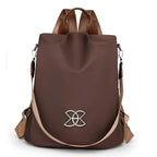 Women's Backpack Anti-Theft Hidden Zipper & Water-Resistant Oxford