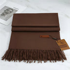 Women's Scarf Cashmere Warmth Decorative Fringe
