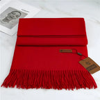 Women's Scarf Cashmere Warmth Decorative Fringe