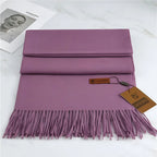 Women's Scarf Cashmere Warmth Decorative Fringe