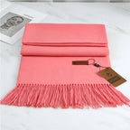 Women's Scarf Cashmere Warmth Decorative Fringe