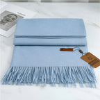 Women's Scarf Cashmere Warmth Decorative Fringe