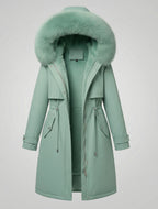 Women's Winter Coat Waterproof Hooded Adjustable Cuffs