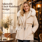 Women's Winter Parka Double-Layer Insulated Windproof