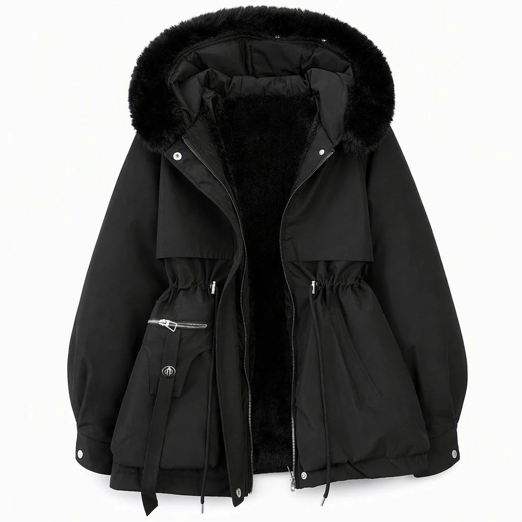 Women's Winter Parka Double-Layer Insulated Windproof