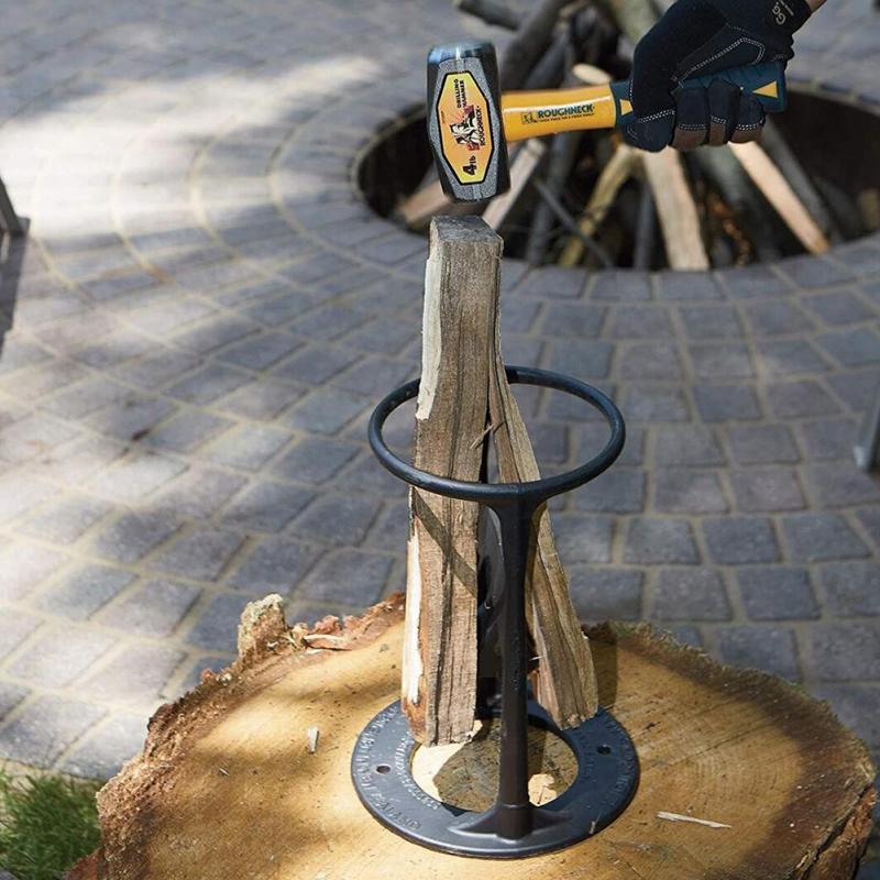 Wood Splitter Steel Upright Stable Base for Hardwood and Softwood