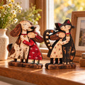 Wooden Figurine Double-Sided Print Freestanding