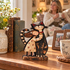 Wooden Figurine Double-Sided Print Freestanding