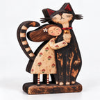 Wooden Figurine Double-Sided Print Freestanding