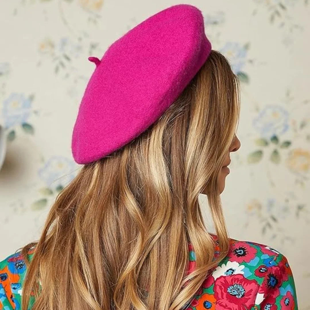 Wool Beret Soft Breathable Stretch Fit