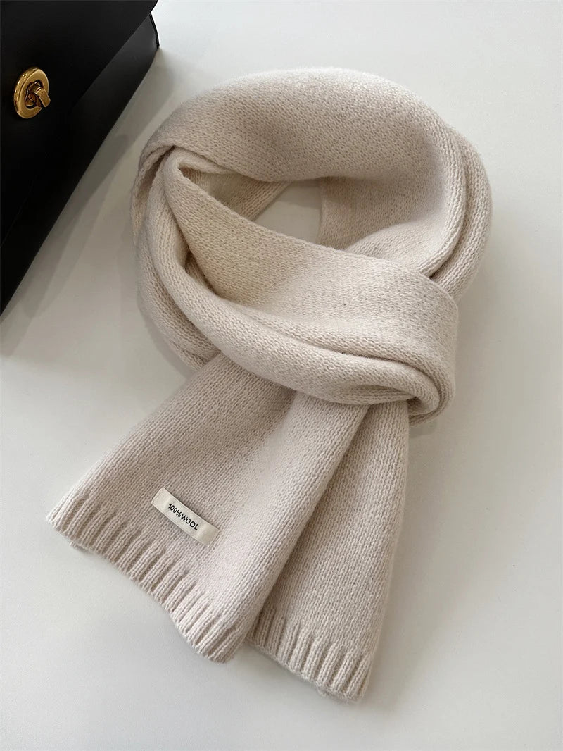 Wool Scarf 100% Wool Soft Warm Knit