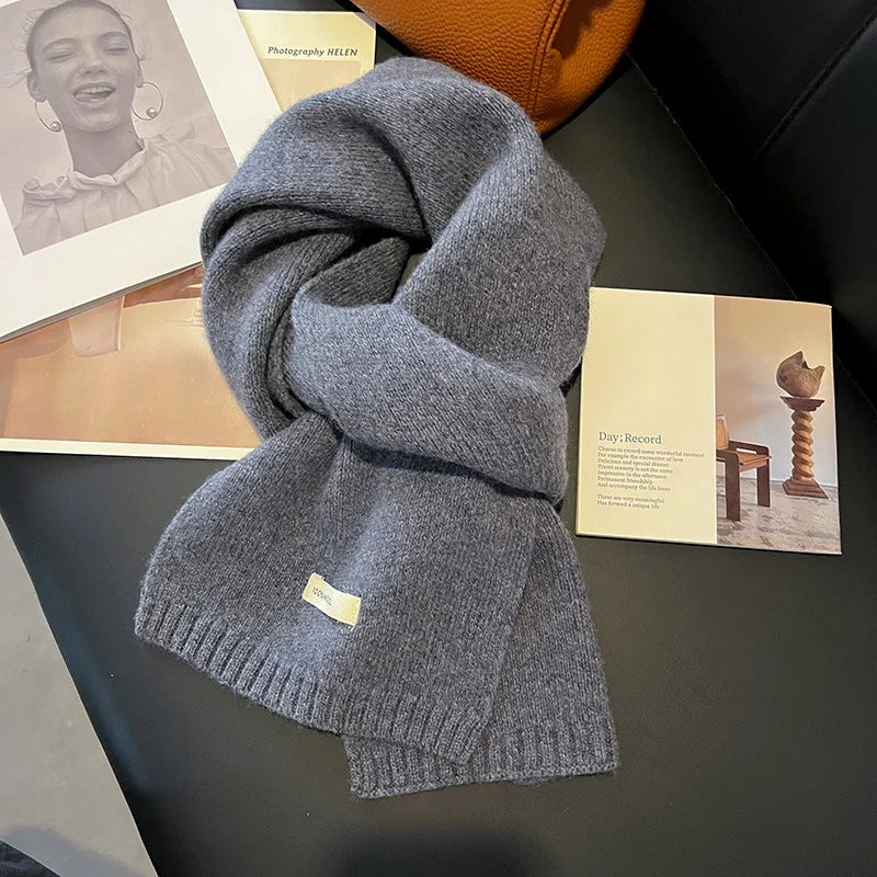 Wool Scarf 100% Wool Soft Warm Knit