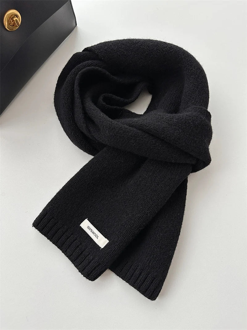 Wool Scarf 100% Wool Soft Warm Knit