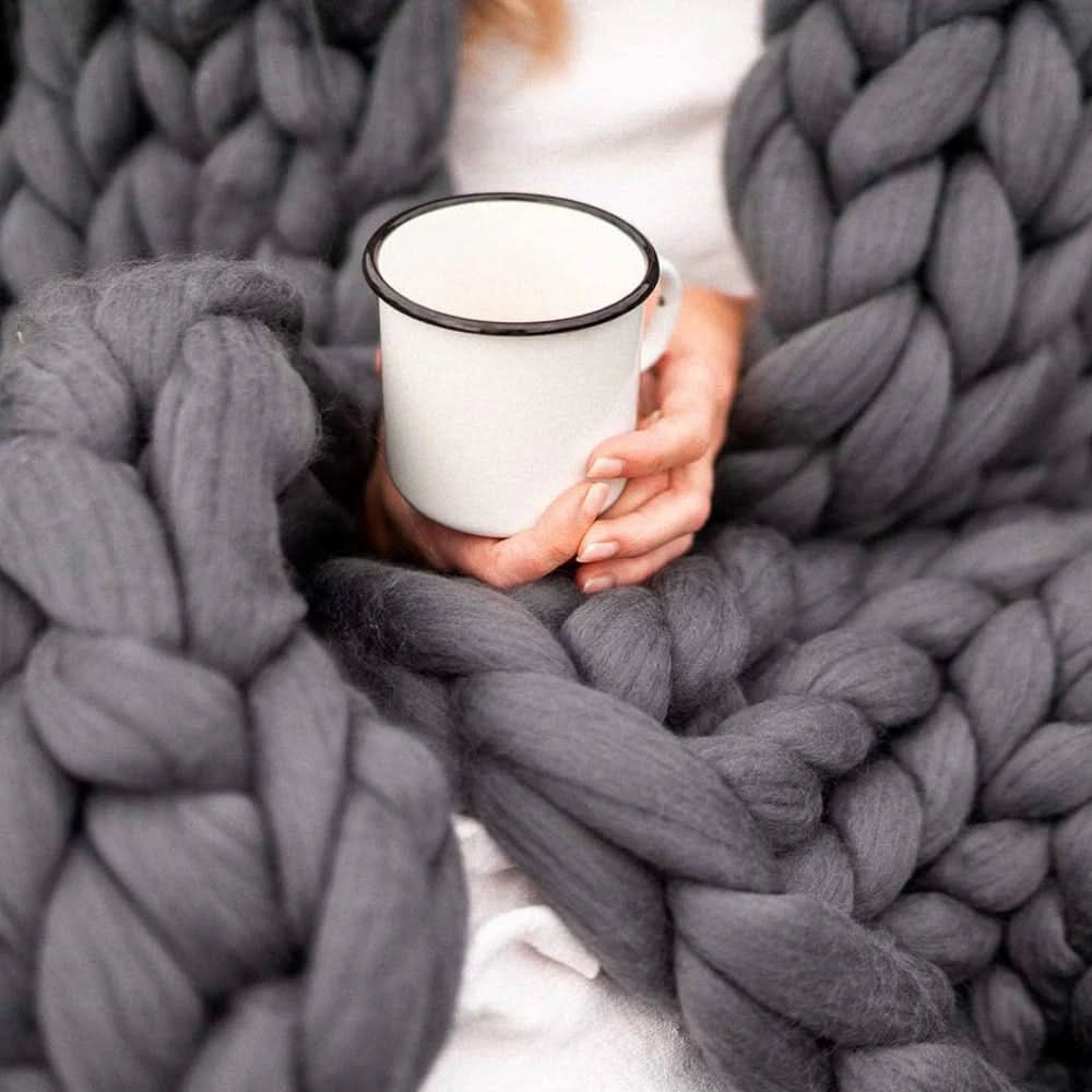 Wool Yarn Soft Fluffy 1000 g Skein