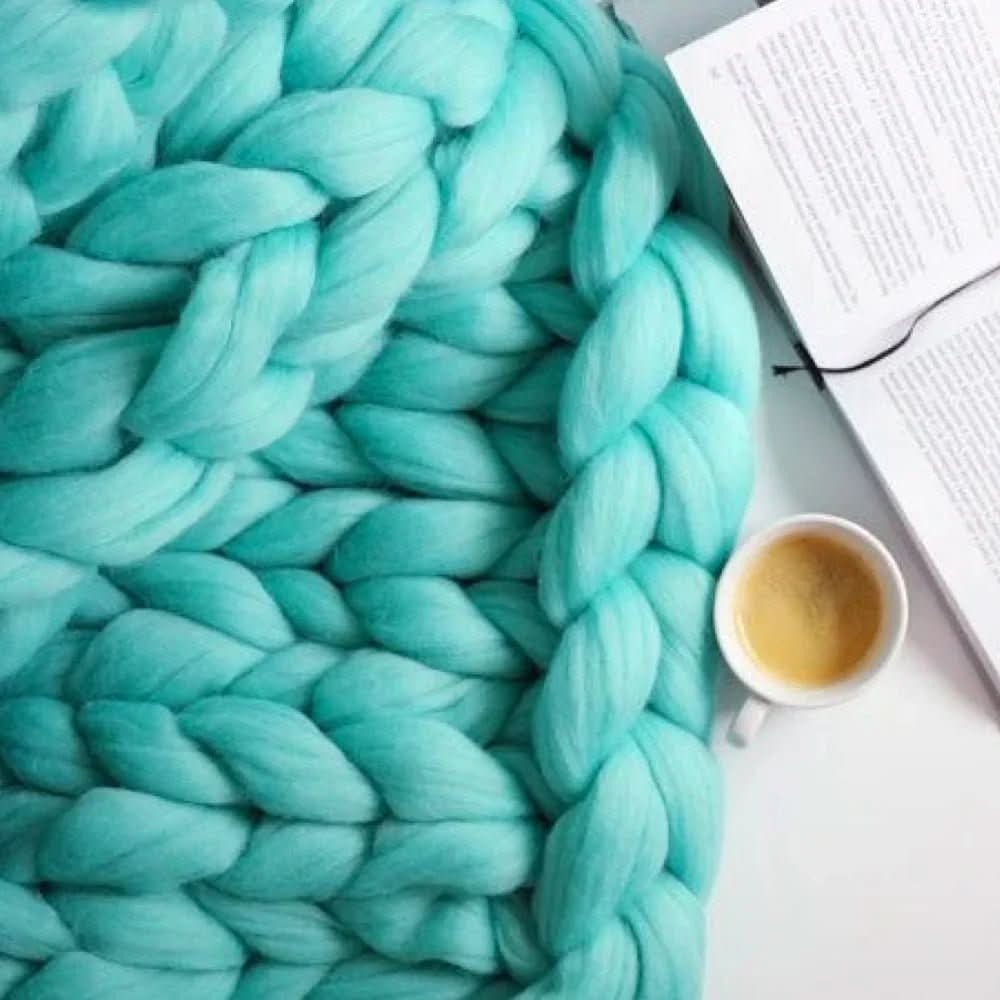 Wool Yarn Soft Fluffy 1000 g Skein