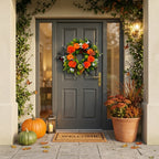 Wreath Autumn Artificial Weather-Resistant Indoor & Outdoor